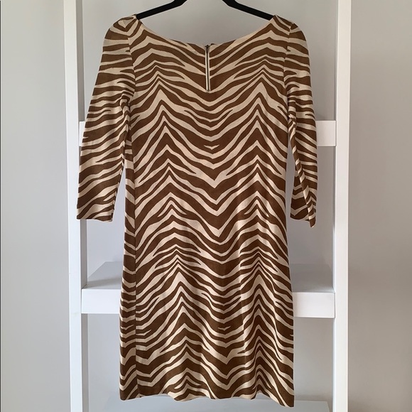 J Crew Leopard print  knit dress - Picture 4 of 4